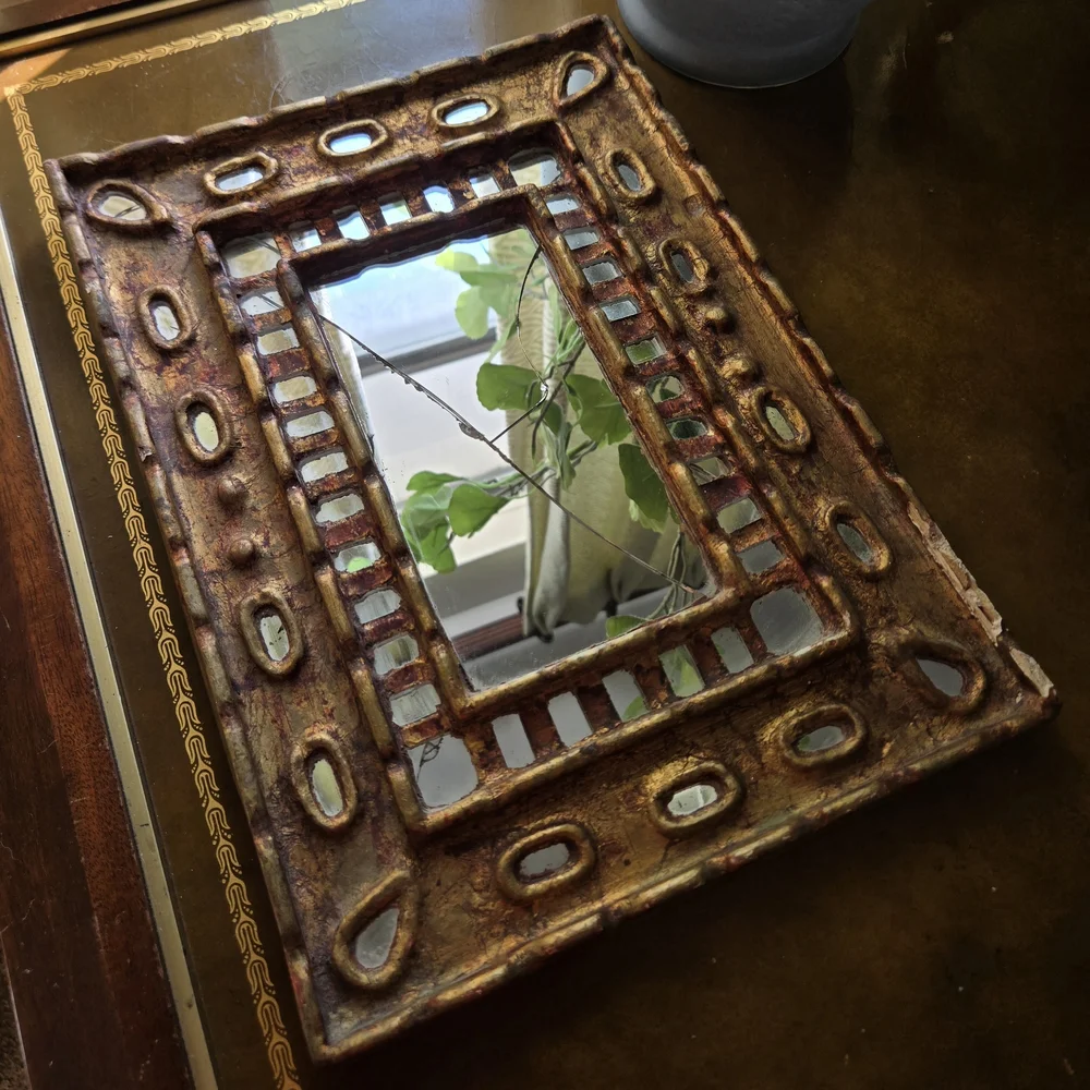 19th century baroque-style mirror | Gilded